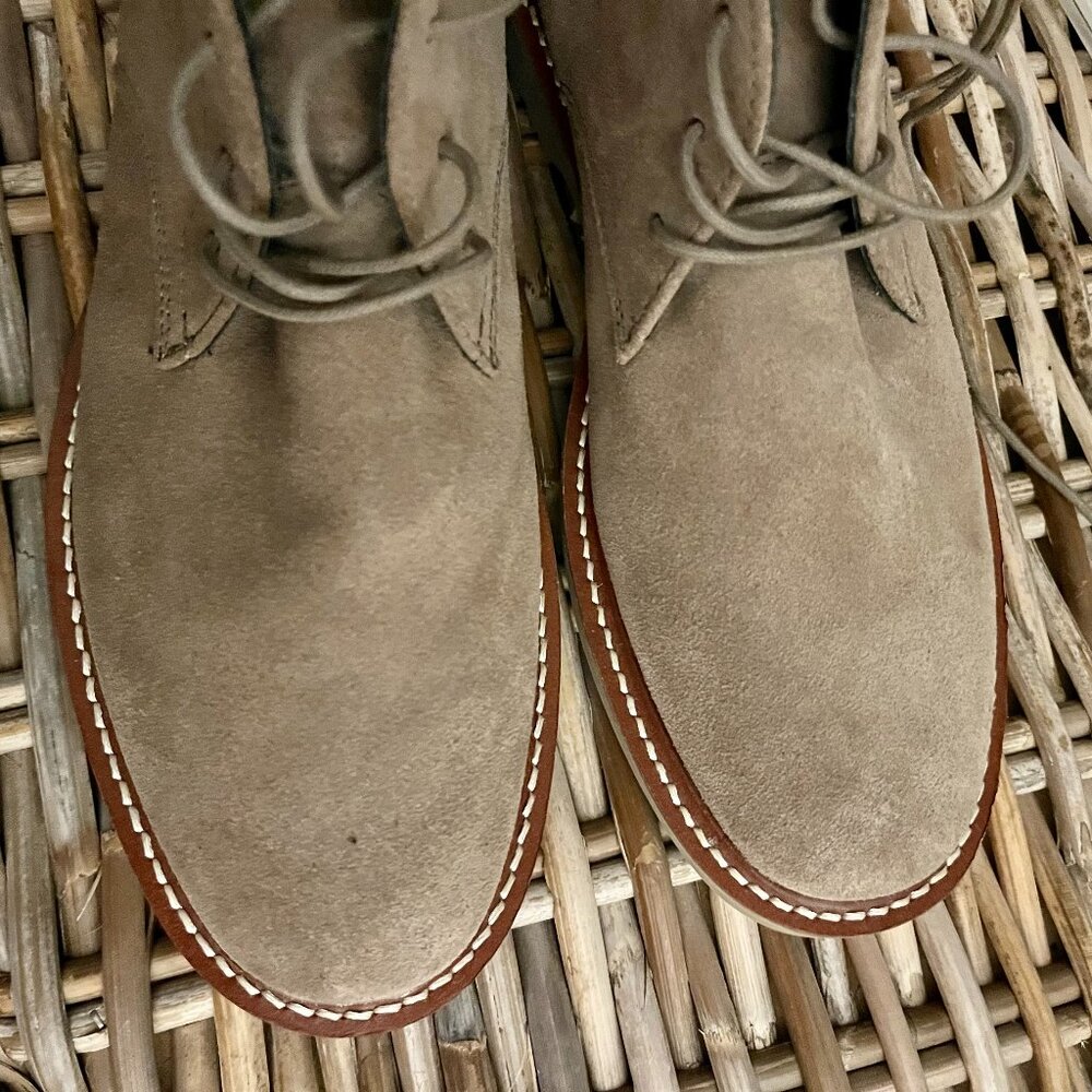 Nordstrom Chukka Boot Tan Sand  SUEDE 7M - Picture 8 of 9
